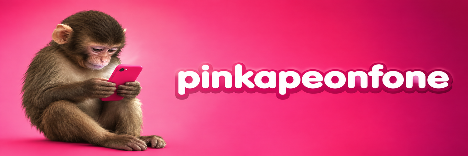 pinkapeonfone — pink ape on the fone